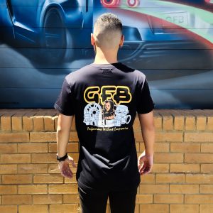 GFB Roo with parts on Tshirt