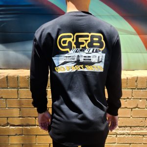 GFB graphic tee with evo and wrx